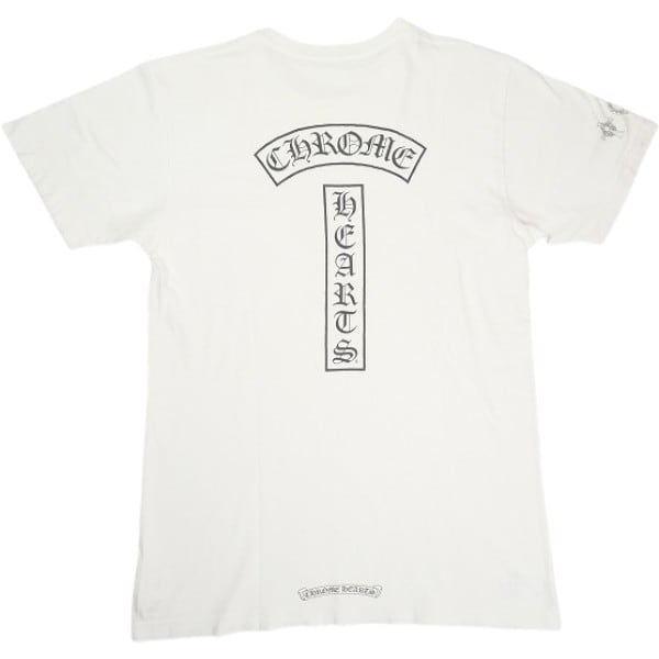 Size【M】 CHROME HEARTS クロム・ハーツ T-BAR LOGO TEE Tシャツ 白