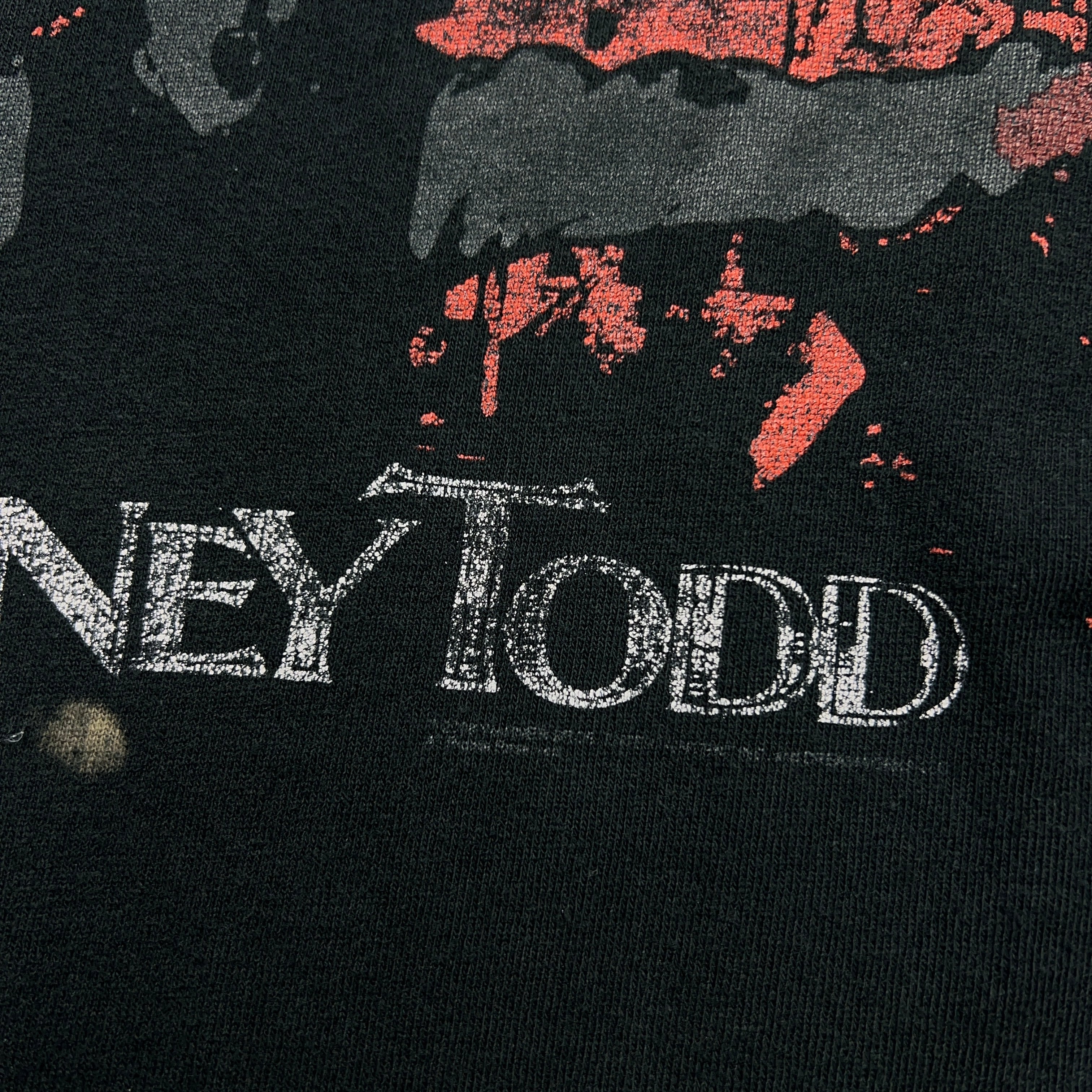 00's Sweeney Todd Movie Tshirt 00年代 スウィーニー・トッド 00's Sweeney Todd Movie Tshirt 00年代 スウィーニー・トッド