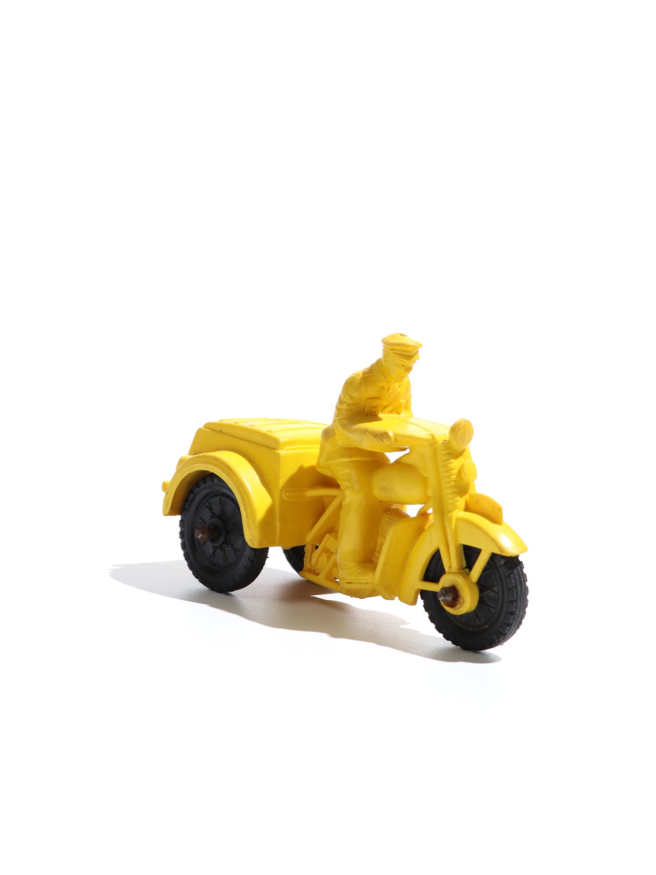 1950-60s police motorcycle toy【yellow】