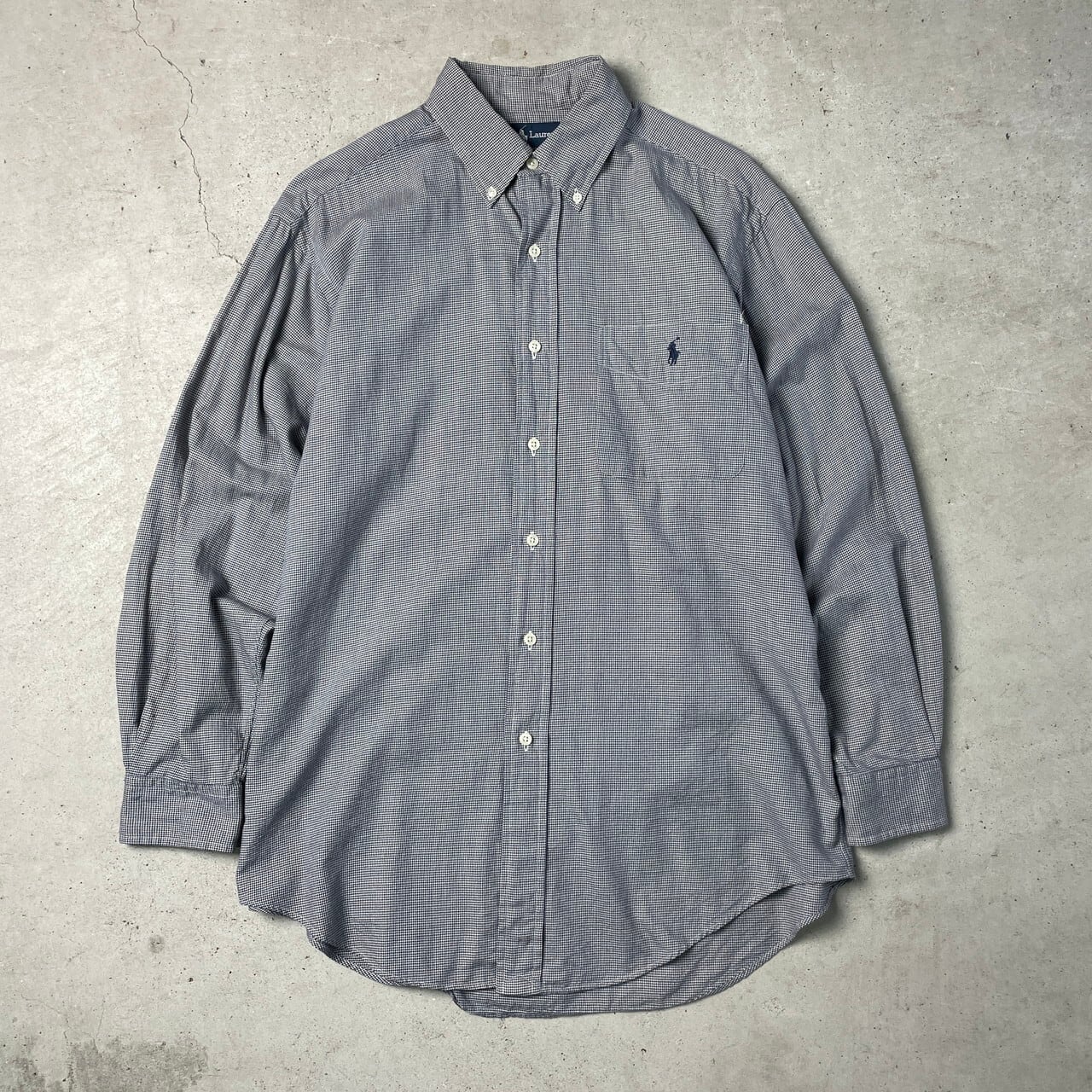 90s USA製 ■ POLO ポロ ラルフローレン チェック ライナー付き コ