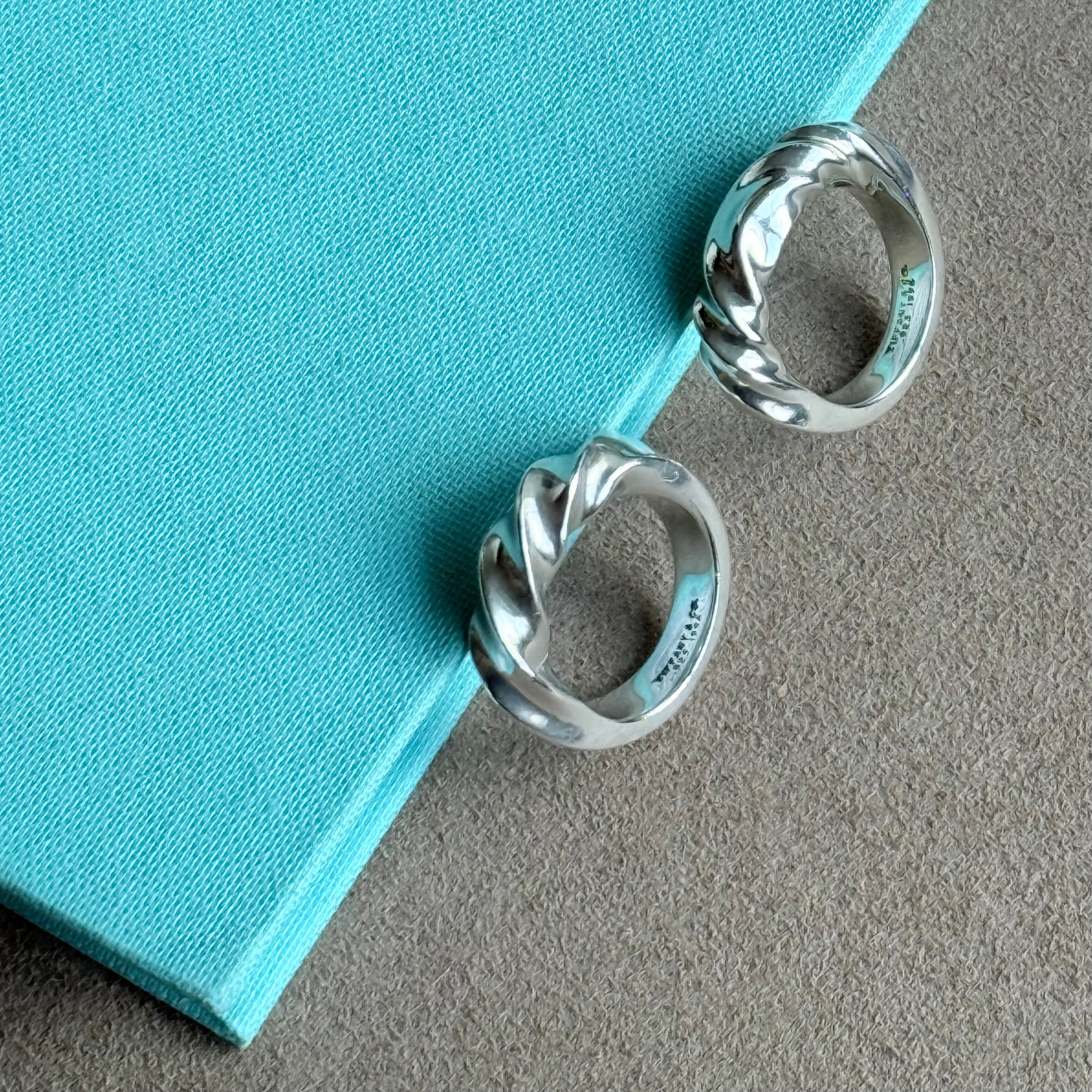 vintage tiffany ヴィンテージティファニー1996 twist ring silver925