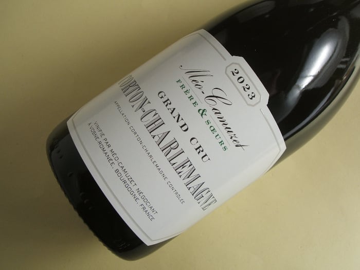 特級 コルトン・シャルルマーニュ 2023年 メオ・カミュゼF&S