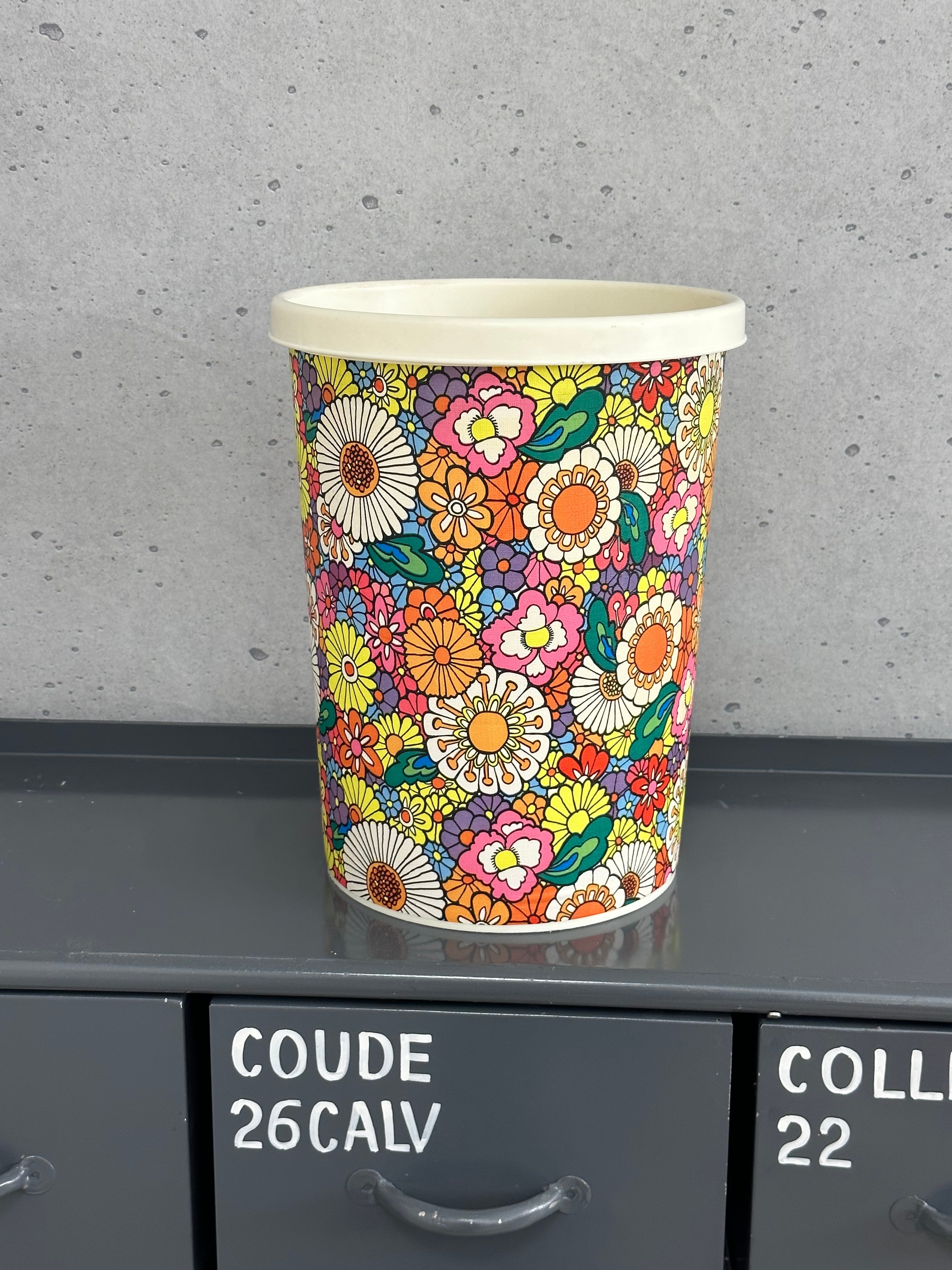 レトロポップ 箸立て カトラリー入れ 赤 トーワ TOWA 花柄 昭和 レトロポップ 箸立て カトラリー入れ 赤 トーワ TOWA 花柄 昭和