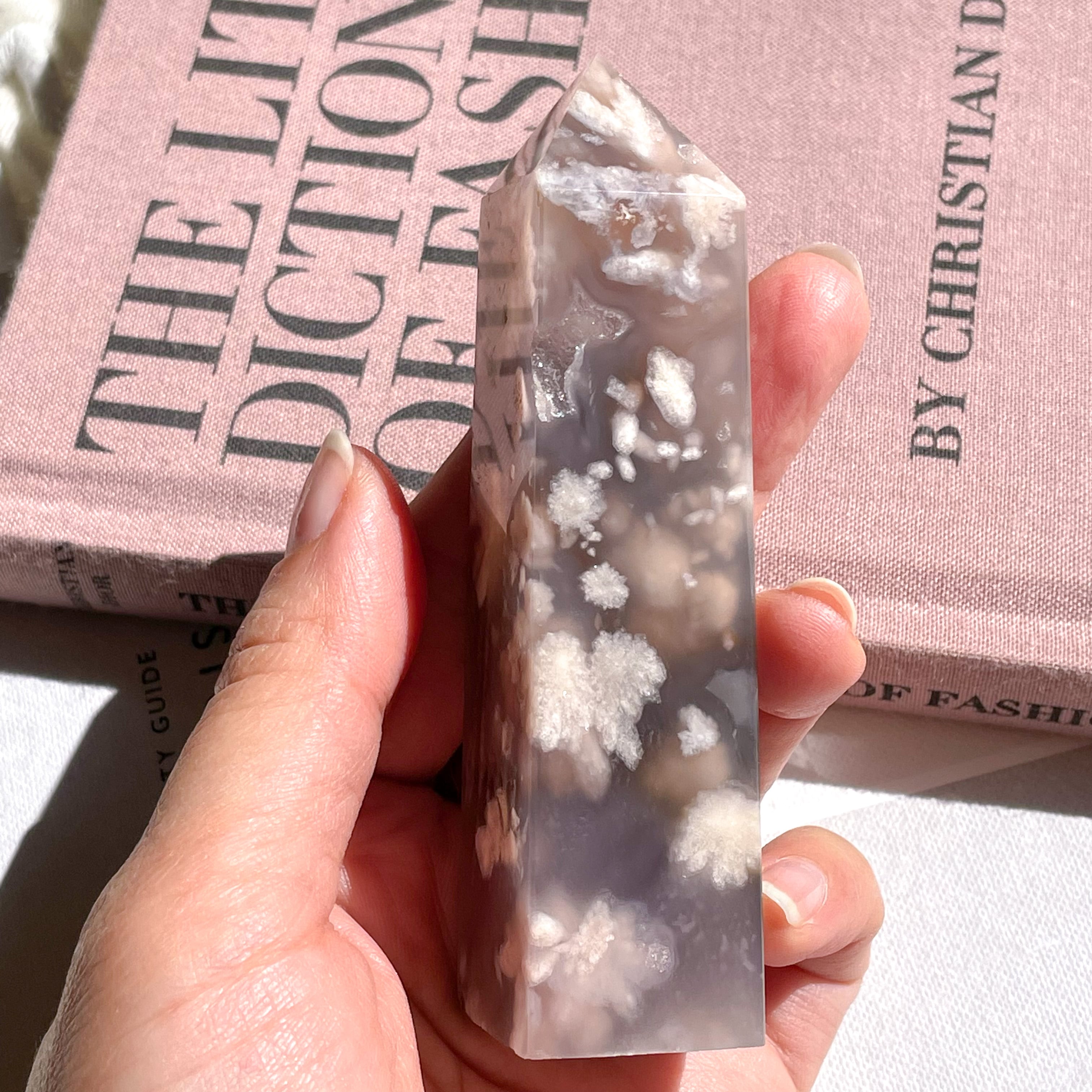 ブラックフラワーアゲート 2P | porcelyana.com.ua
