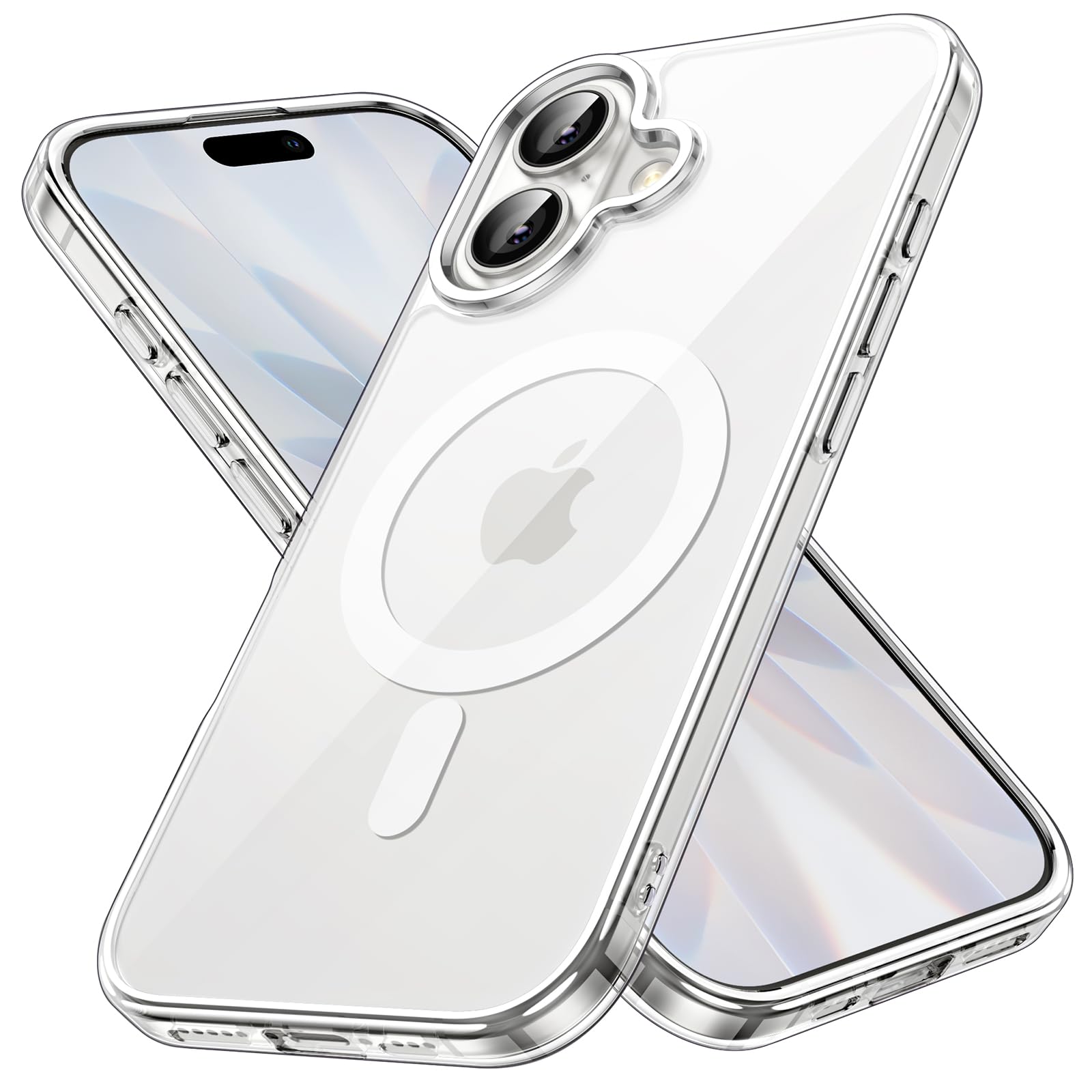 JETech iPhone 17用 マグネットケース (クリア)