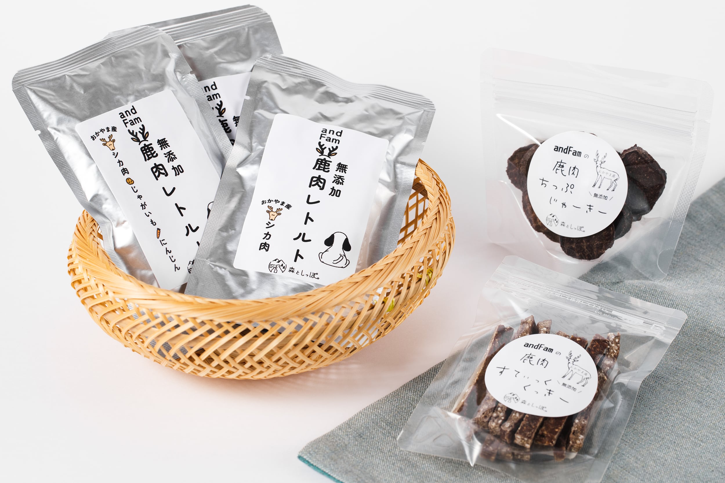 無添加鹿肉レトルト（売り切れ・入荷未定） | 森としっぽ。