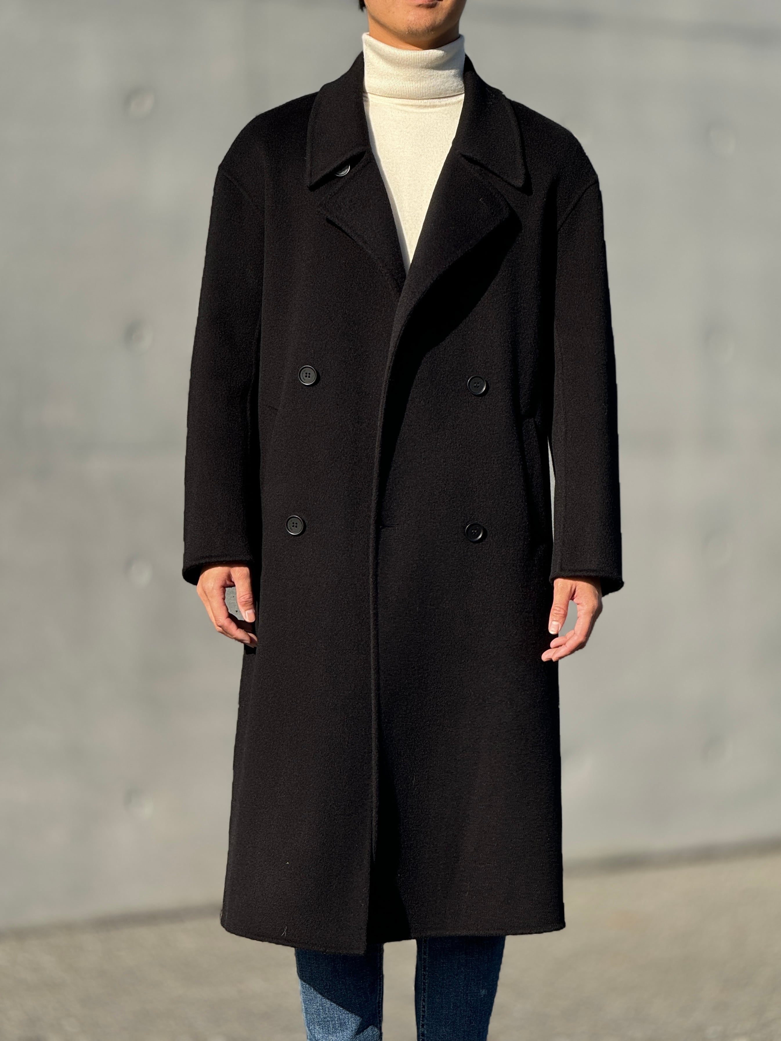 ウールオーバーサイズロングPコート | Wide Range