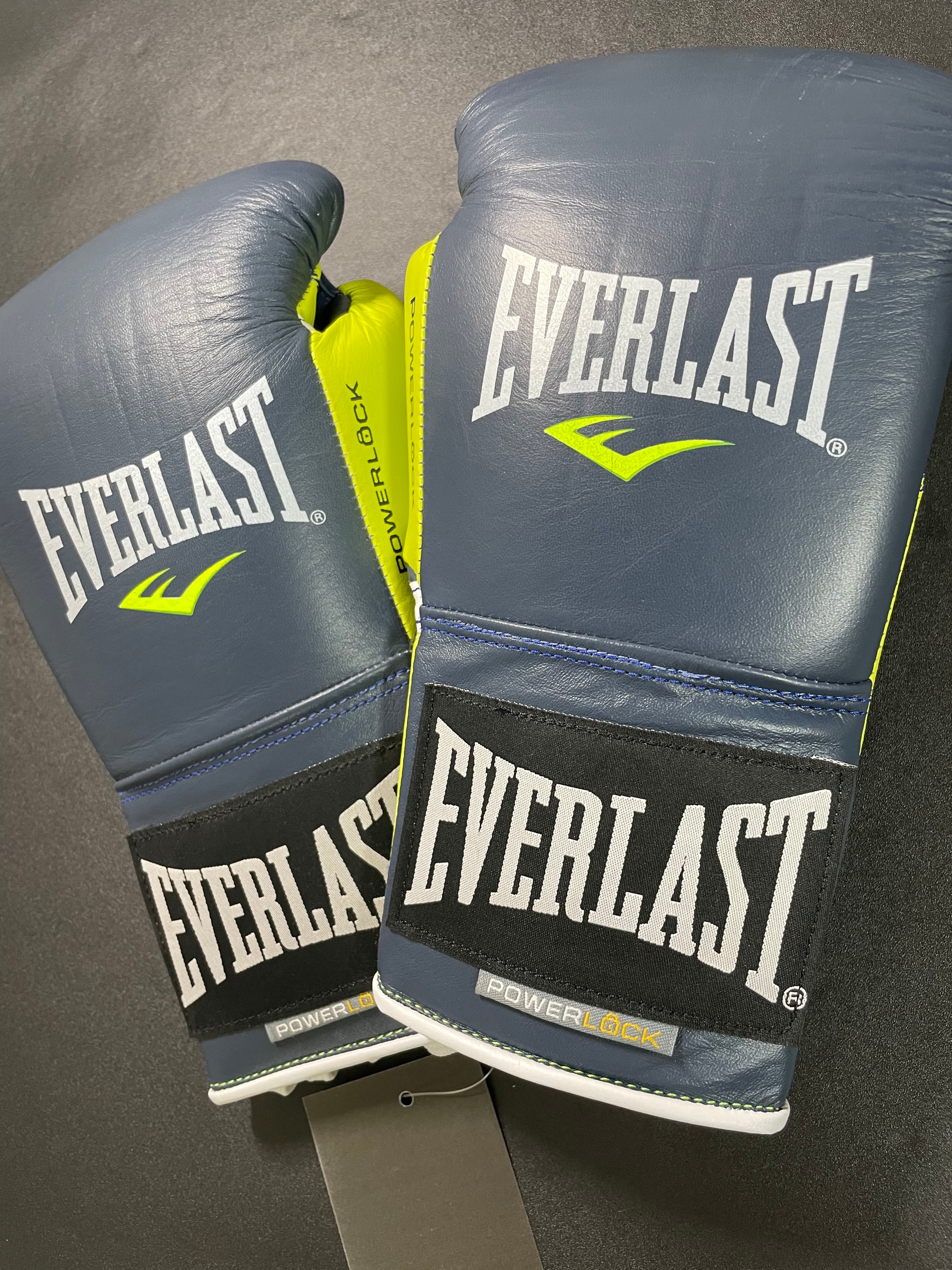 Everlast パワーロックプロファイトグローブ ネイビー/蛍光グリーン | ボクシング格闘技専門店　OLDROOKIE powered by  BASE