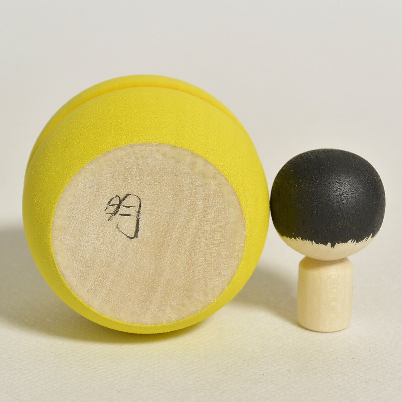 l*n様 有次　なでしこ　3個セット マカロンちゃんこけし 約1.5寸 約4.5cm 鈴木明 工人（作並系）#2395