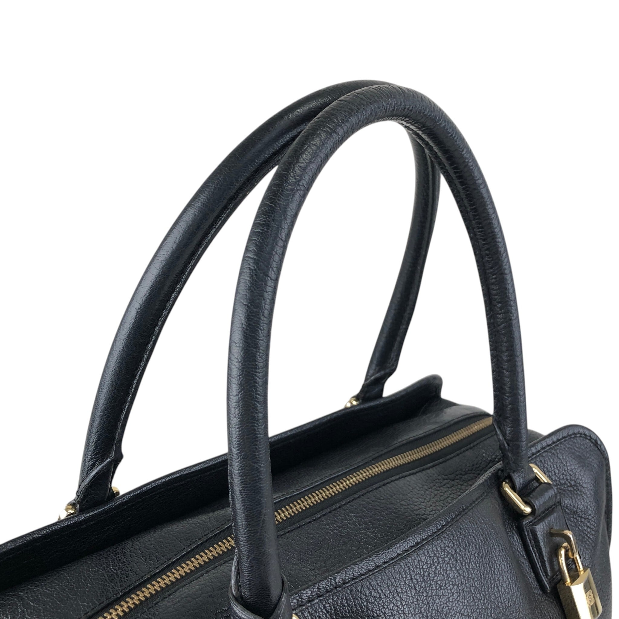 LOEWE ロエベ ハンドバッグ ブラック アナグラム レザー ミニボストン