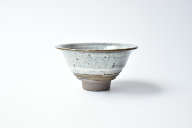 小代瑞穂窯 / 福田るい : めし碗 逆皮クジラ (茶)