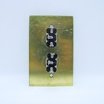 PL-006S 厚みなし ブラスプレートトグルスイッチ -2-/電材/真鍮