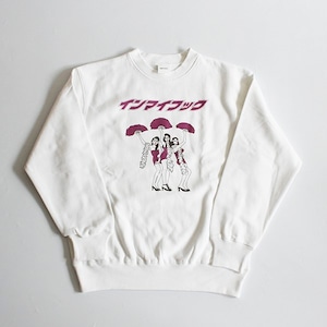 INMYFUCK × MIDORI KOMATSU / DISCO sweat (White)