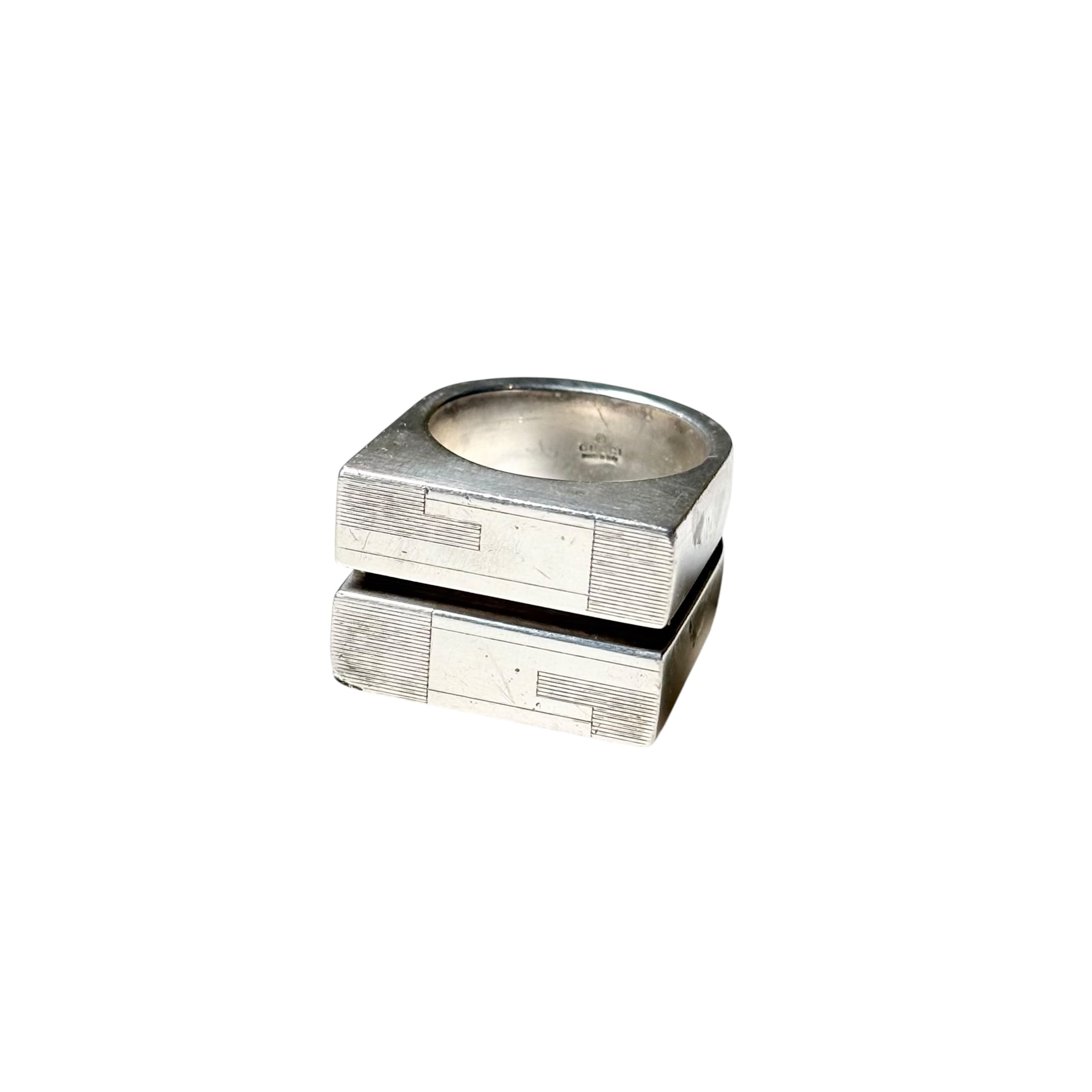 MAISON MARGIELA silver numbering ring | NOIR ONLINE
