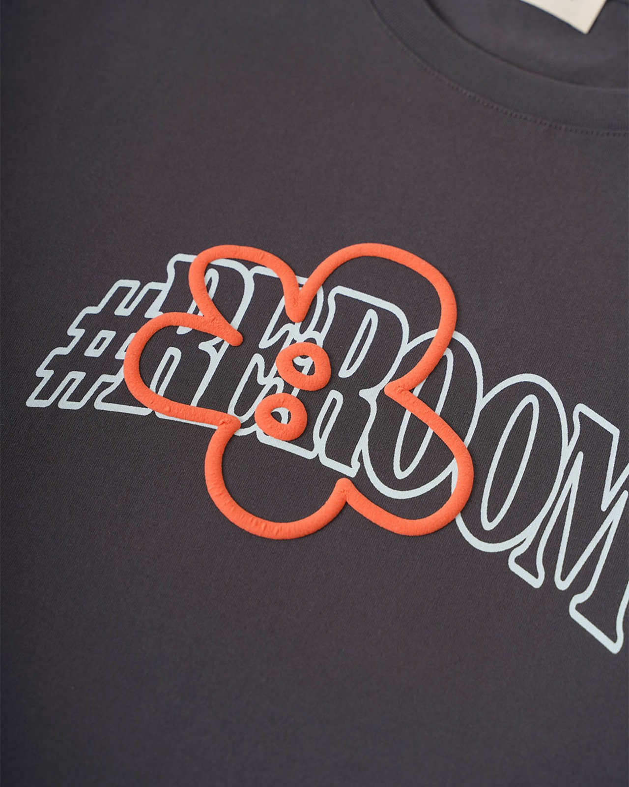 【#Re:room】LOGO BIG FLOWER PRINT T-SHIRT［REC916］