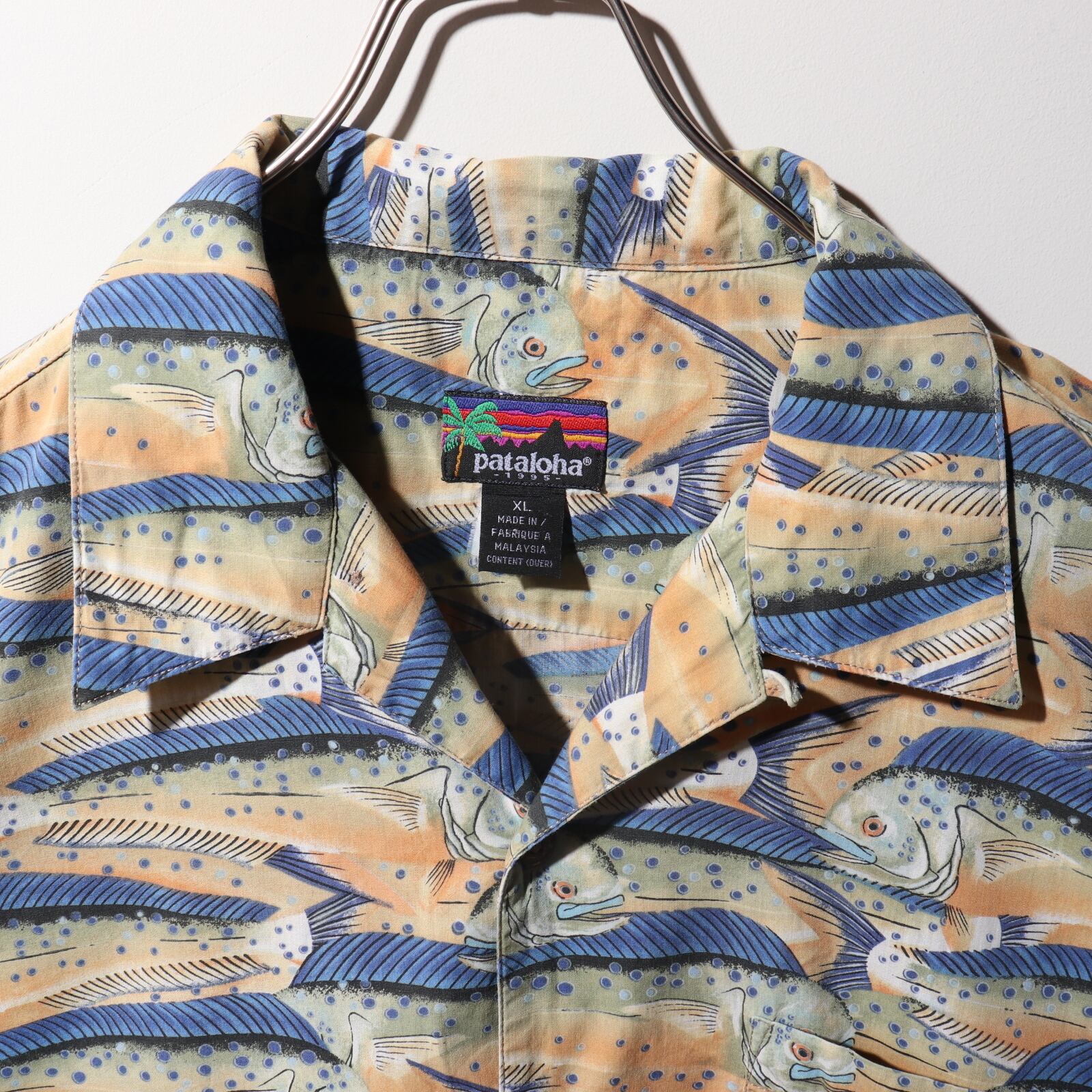 美品 XL マヒマヒ 95年 パタロハ patagonia パタゴニア アロハシャツ