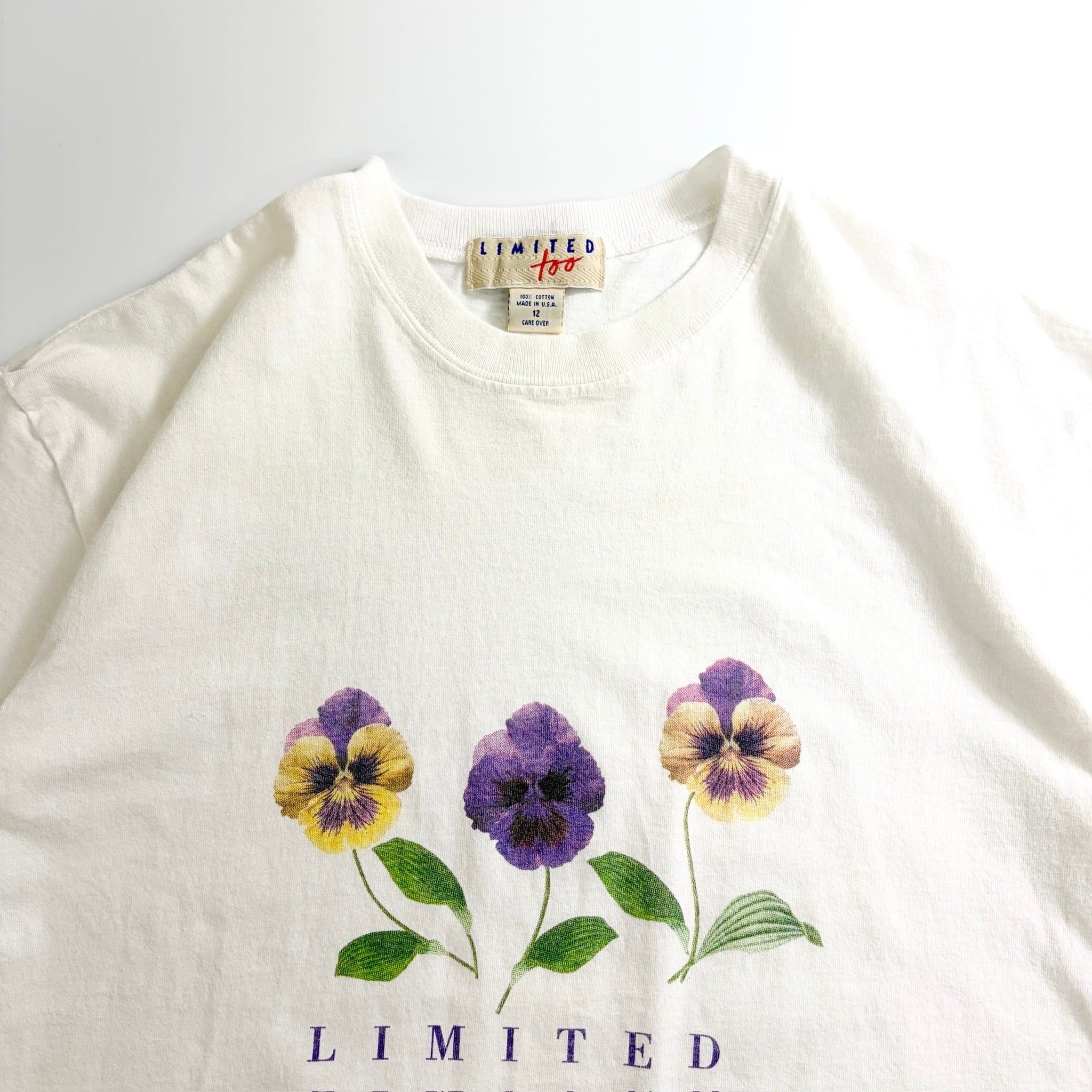 90s LIMITED Pansy Flower T-Shirt