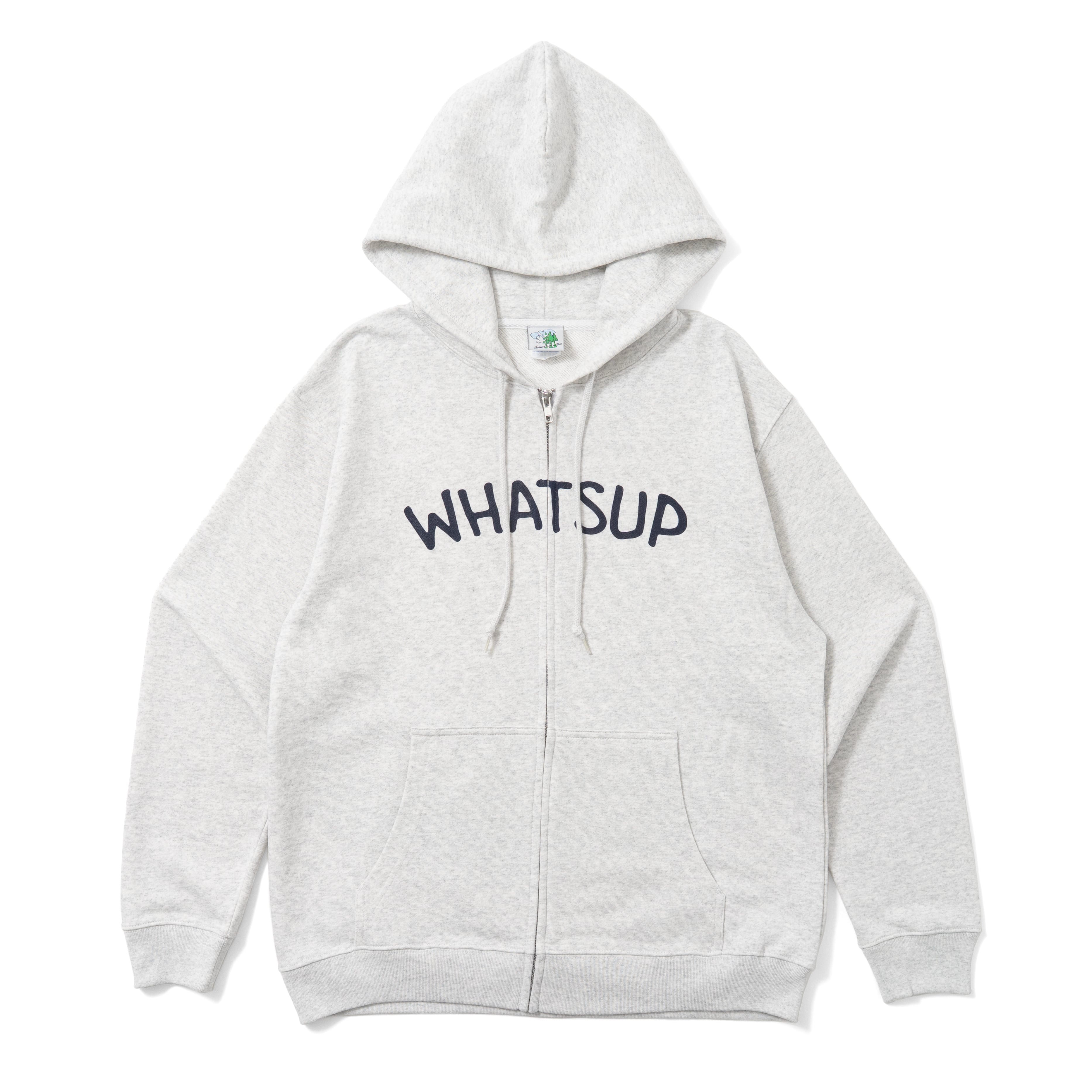 【ディスプレイ】WUP LOGO ZIP HOODIE GRAY