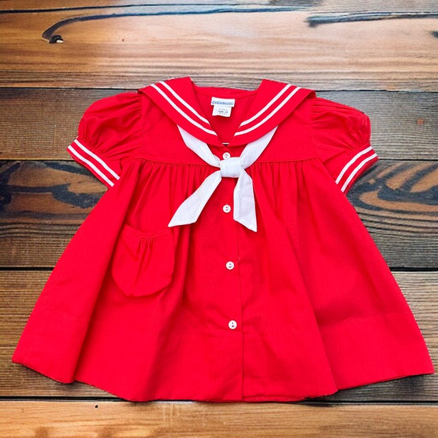 【KIDS】vintage sailor tunic size:2T 2歳前後