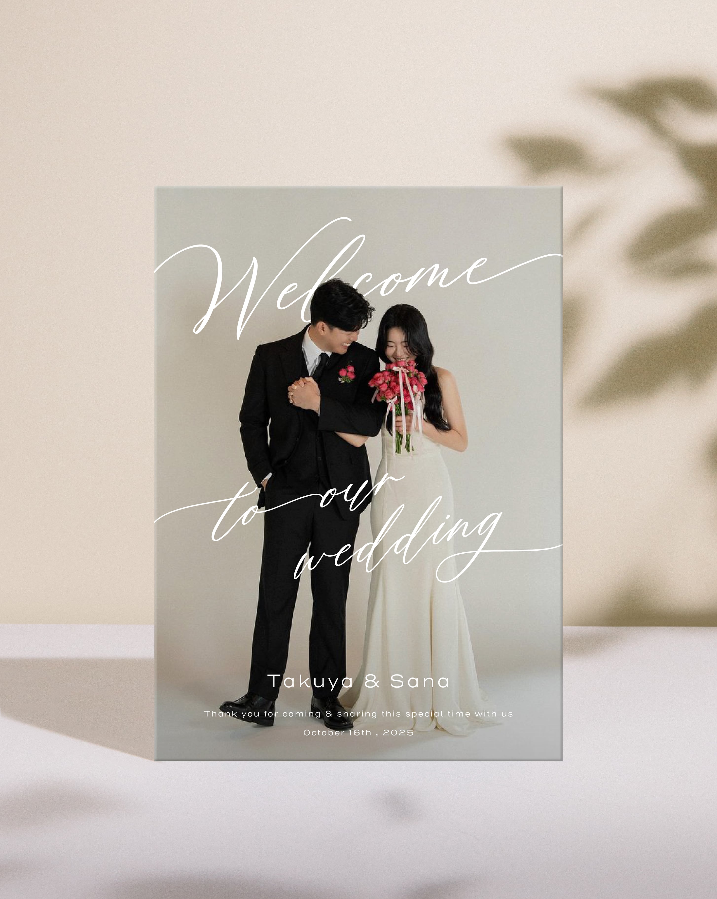 ウェルカムボード | wb25 | studio POPPY | 結婚式ペーパーアイテム