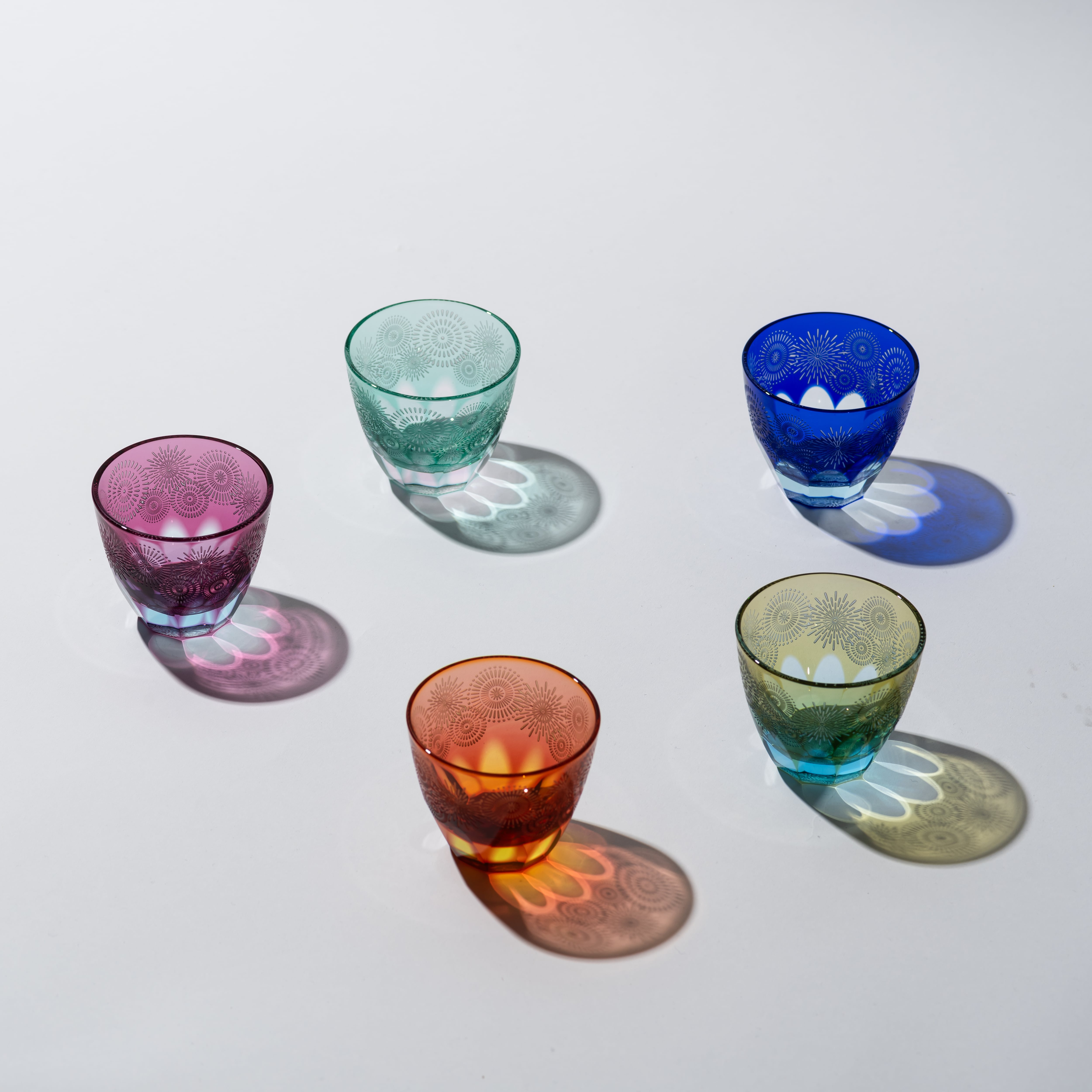 花火special edition5個セット | 椎名切子（GLASS-LAB) 江戸切子・砂