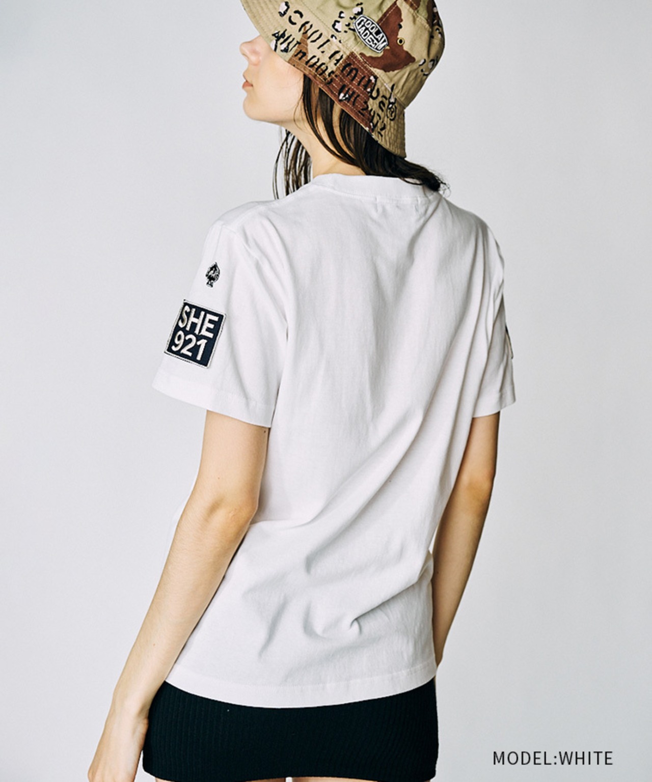 COOLAドライブプリントベーシックTシャツ (BEIGE)　CQ-49002