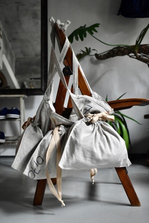 “KEY MILITARY CLOTHING”  “ARC APRON BAG” “vintage french linen fabric”