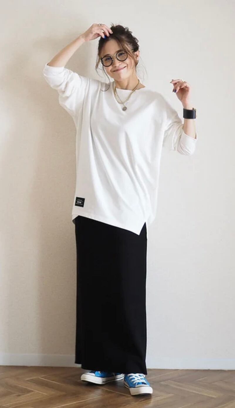 ANIECA 】Simple Tag Long T-Shirt | valance 福井｜レディース