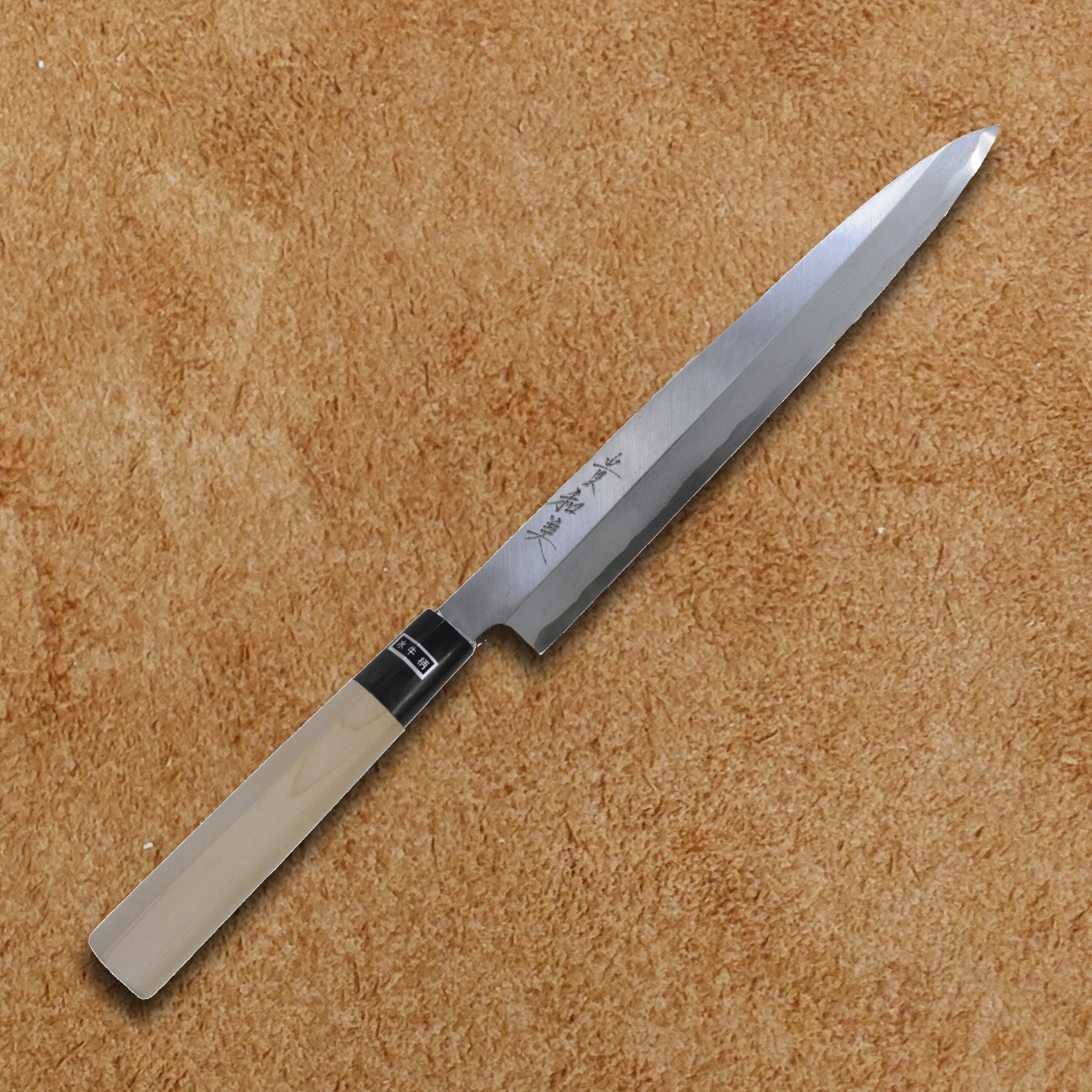 本焼 包丁 8寸 薄刃 波紋綺麗 正光 （本焼｜製品情報｜株式会社マサヒロ）
