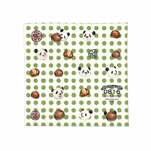 ◆受注生産◆「栗ーリー柄」のハンドタオル