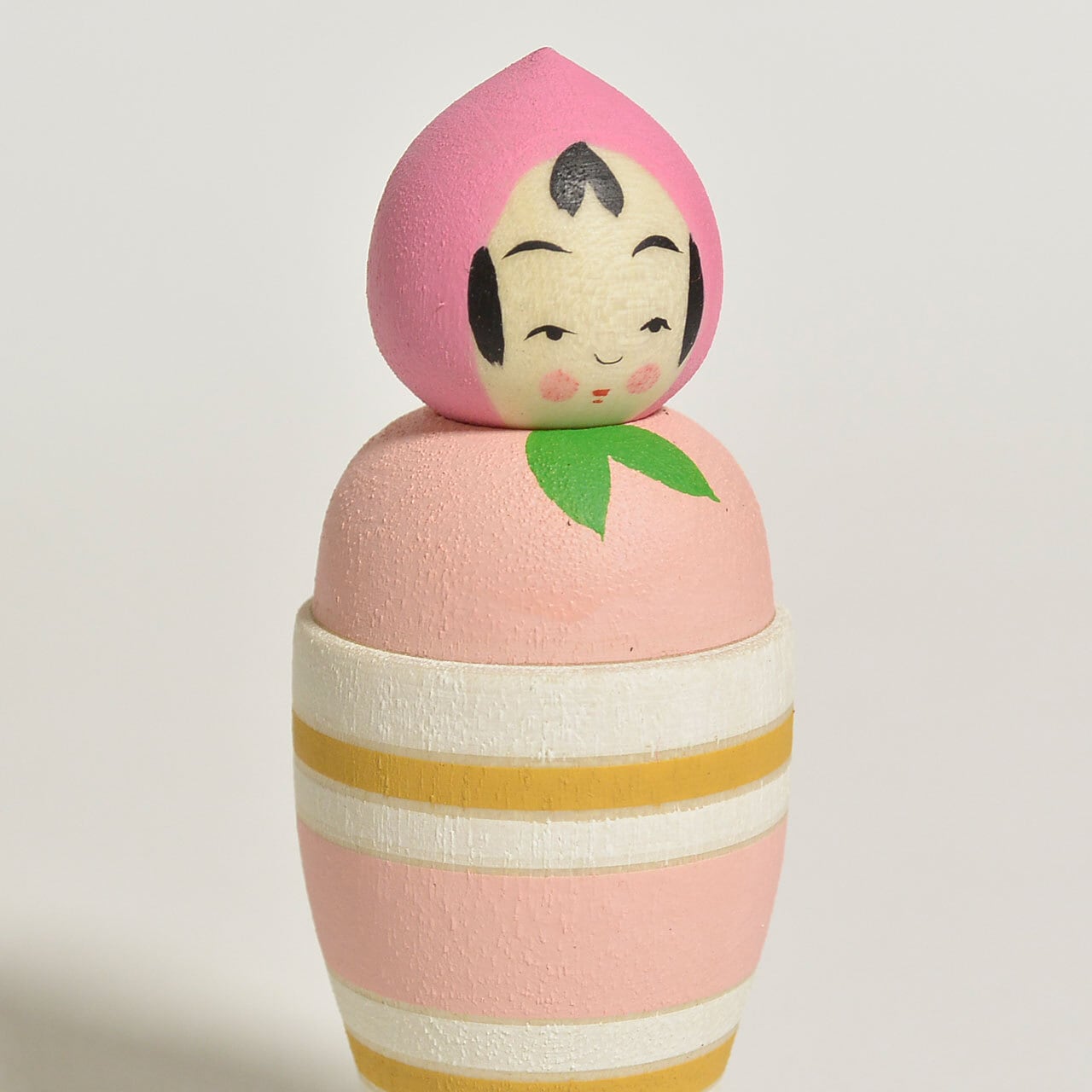 ももパフェちゃんこけし 約2寸 約6cm 鈴木明 工人（作並系）#2584