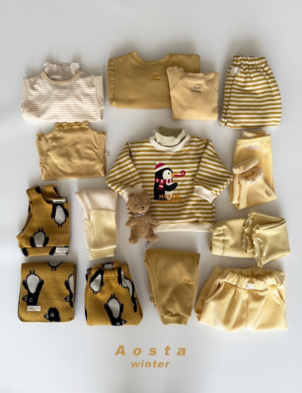 【Aosta】ネネパンツ ペンギン 70~110cm 2025 WINTER 韓国子供服 - 2