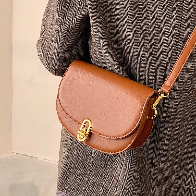 スタンダードウィンター レトロ 冬物 サドルバッグ シートバッグ 手作りハンドバック43107850232