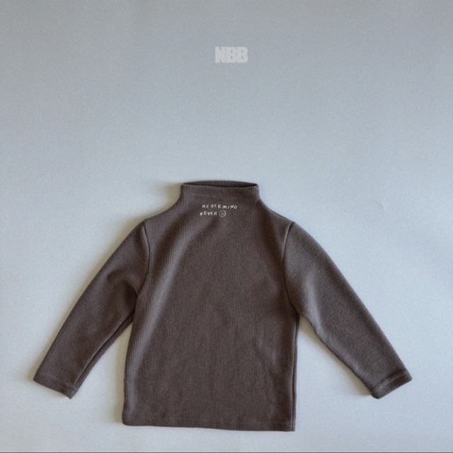 《予約》night bebe ¨ milky half-neck t