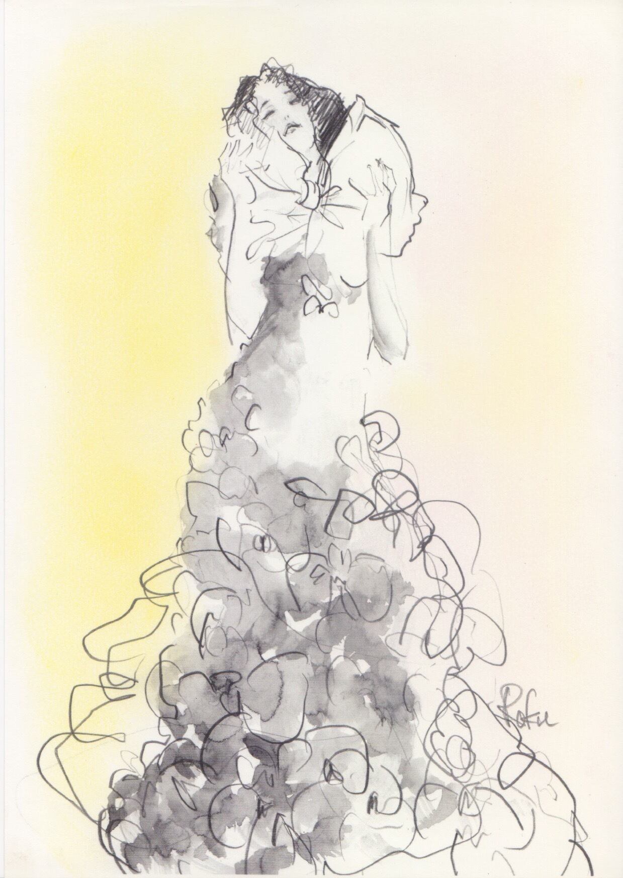 23119/B  専用　絵画　　ドローイング　和装 23119/B 専用 絵画 ドローイング 和装