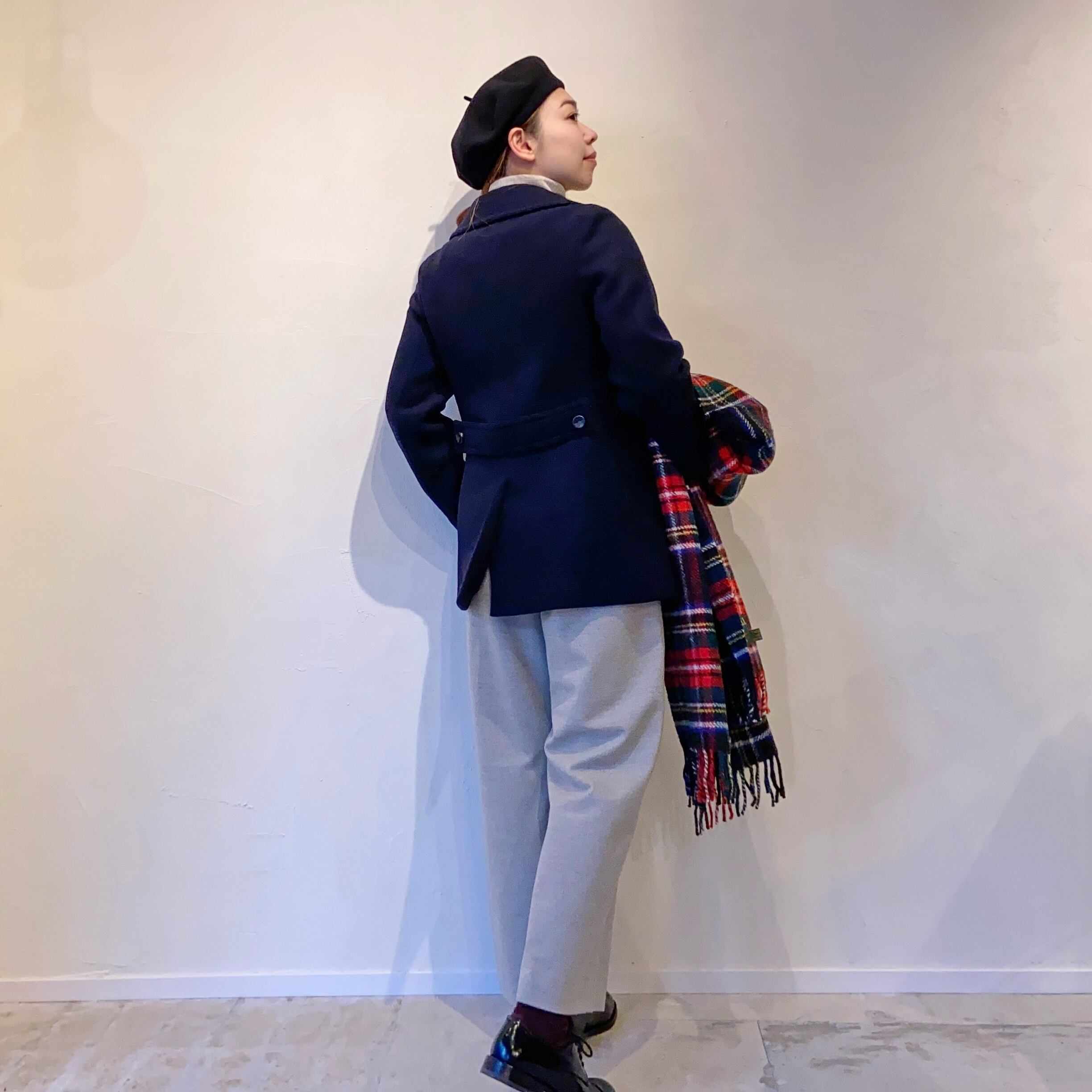 定価10.4万 2021AW SOUTIENCOL スティアンコル COUTURE DUFFLE クチュール ダッフルコート 0/ネイビー【2400013227810】