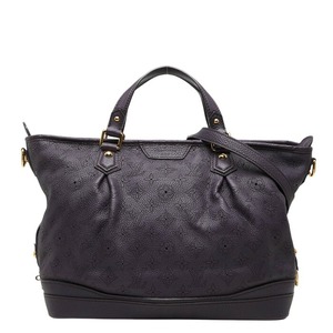 ルイ ヴィトン モノグラム マヒナ ステラPM ハンドバッグ ショルダーバッグ 2WAY M93983 パープル レザー レディース LOUIS VUITTON 【中古】