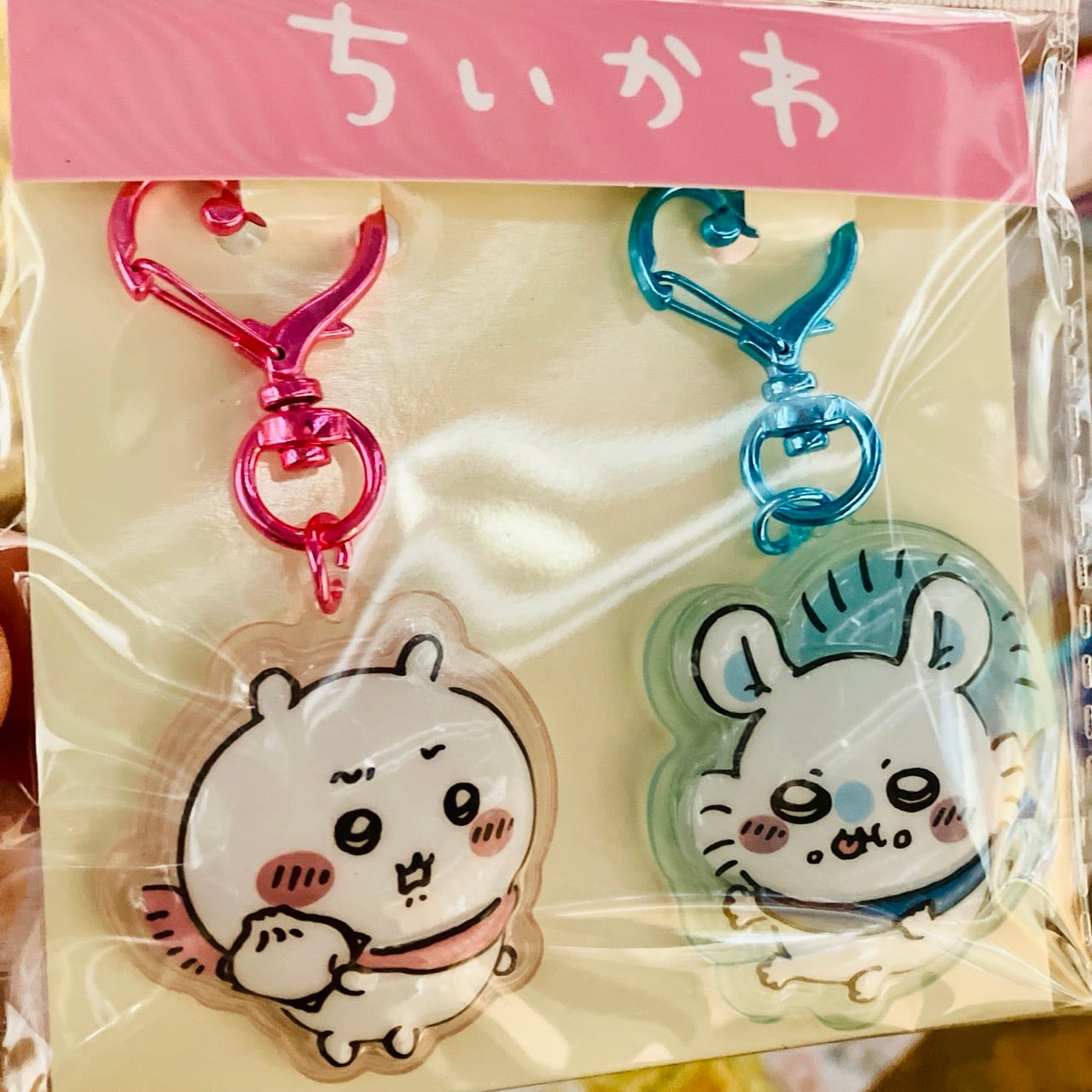 ちいかわ ちいかわ×モモンガ ぷっくりったい ペアキーホルダー CA41
