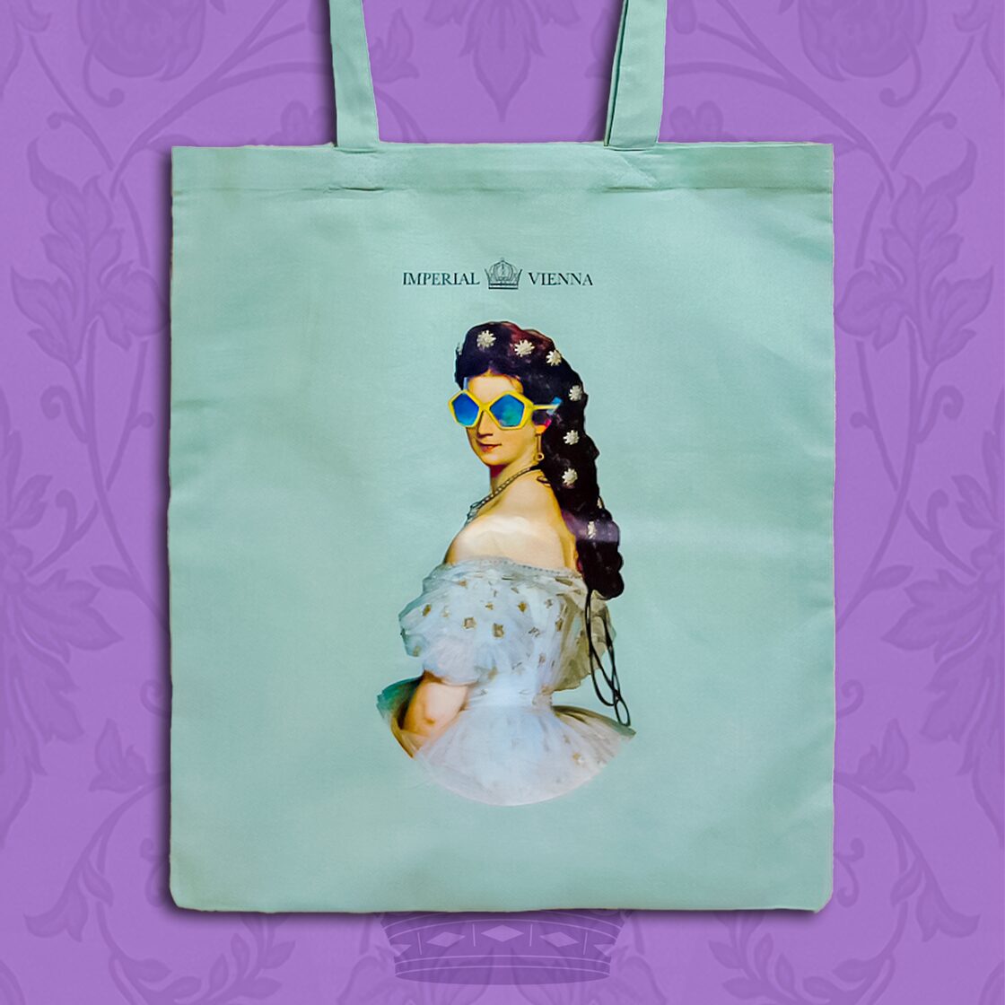 シシィ コットントートバッグ < サングラス × ミンツグリュン × 星の髪