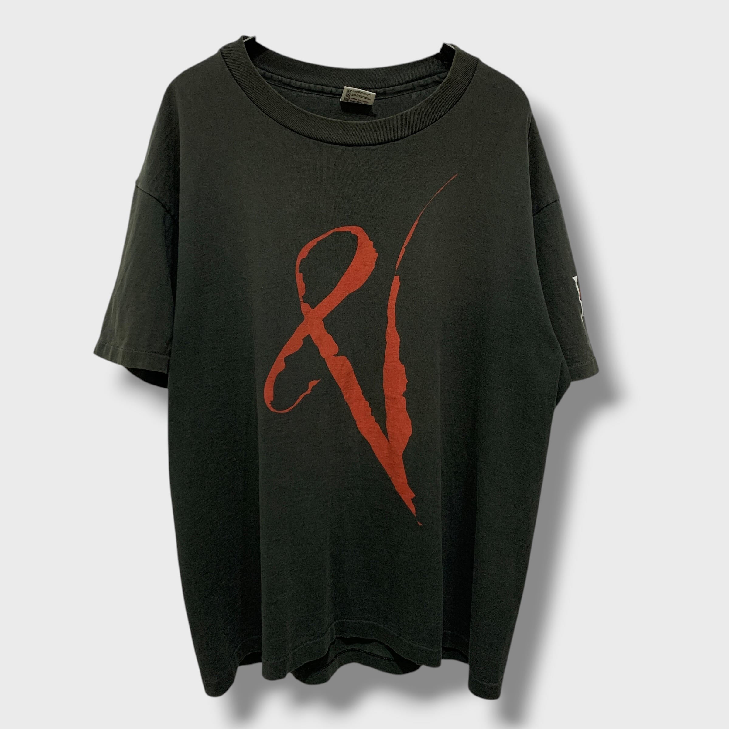 90s USA製 ムービー オースティンパワーズ 黒 XL tシャツ フェード 90s USA製 インタビュー•ウィズ•ヴァンパイア ムービーTシャツ黒 XL