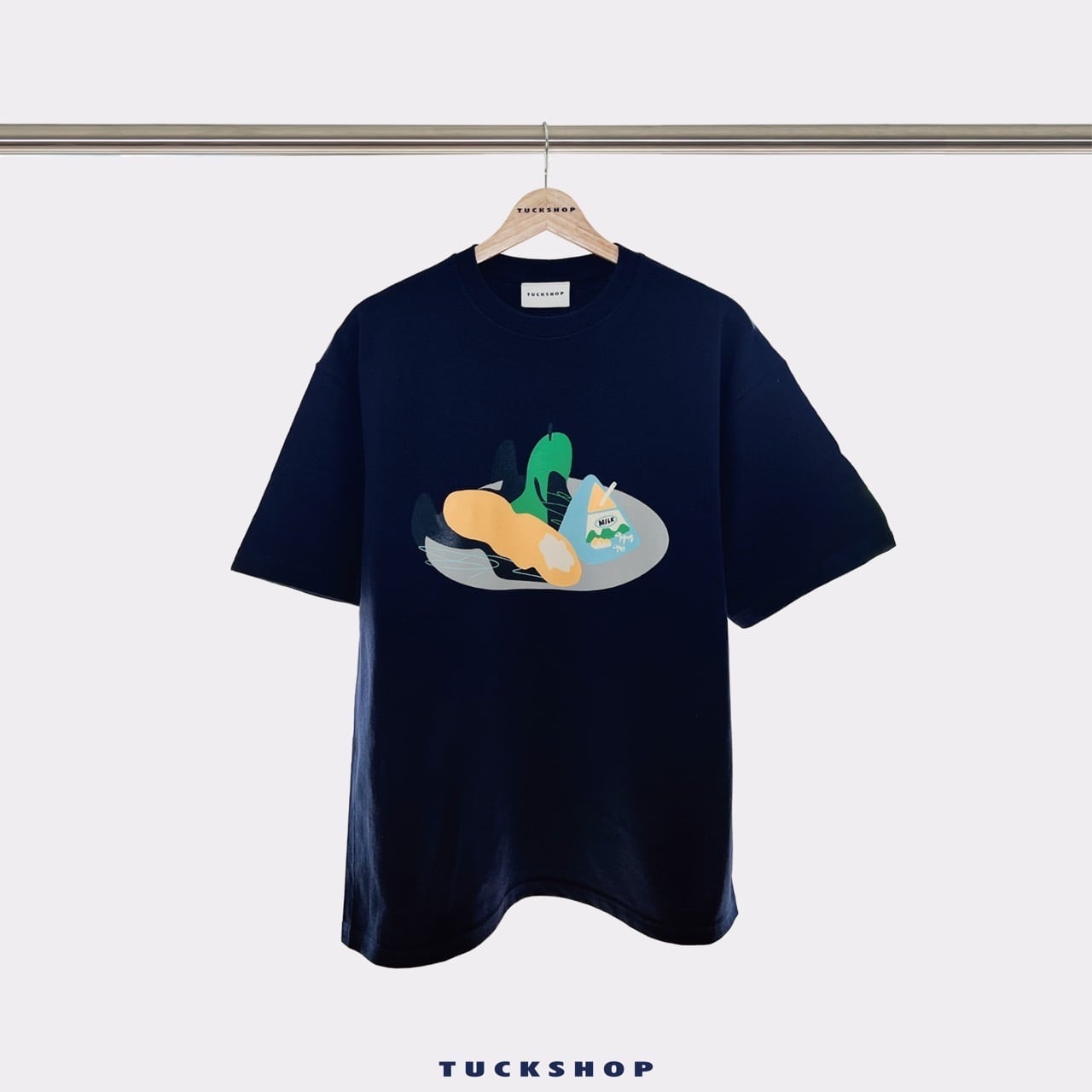 TUCKSHOP × TAKURO MATSUI T-SHIRT "LUNCH PLATE"