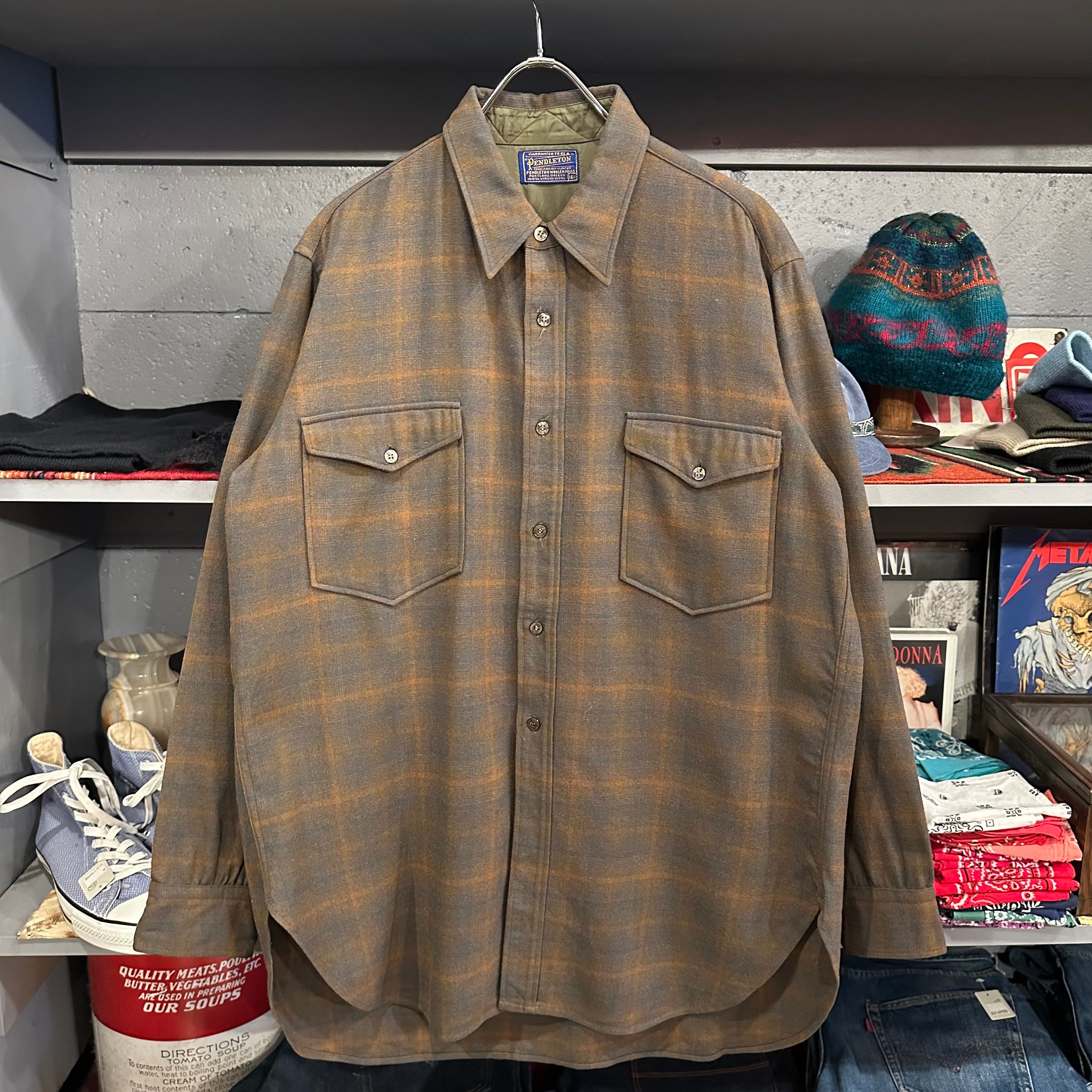 50s Pendleton L/S Wool Shirt | VOSTOK