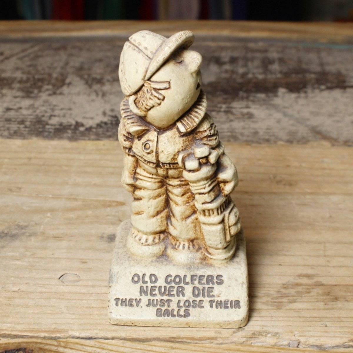 60s USA製 OLD GOLFERS NEVER DIE THEY JUST LOSE THEIR BALLS 