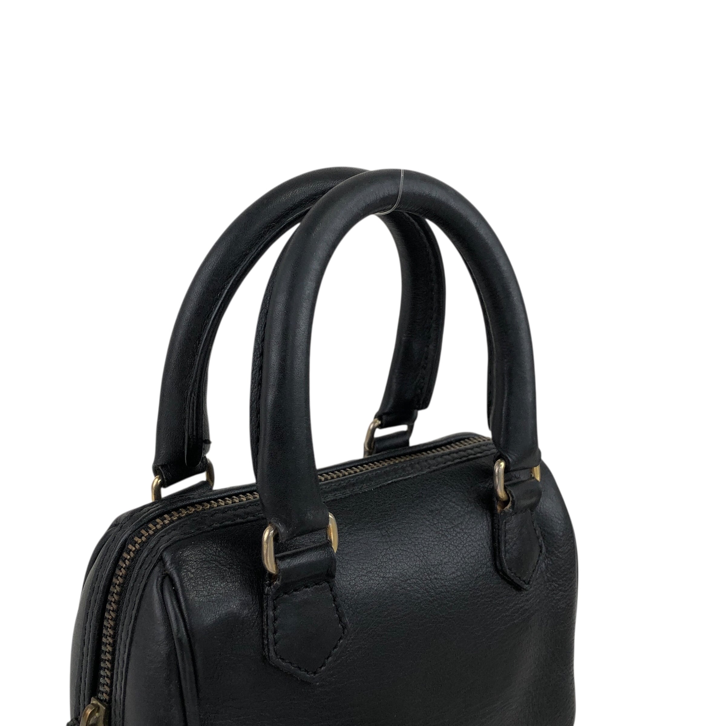 CELINE セリーヌ ハンドバッグ ブラック レザー 2way マイクロ ミニ