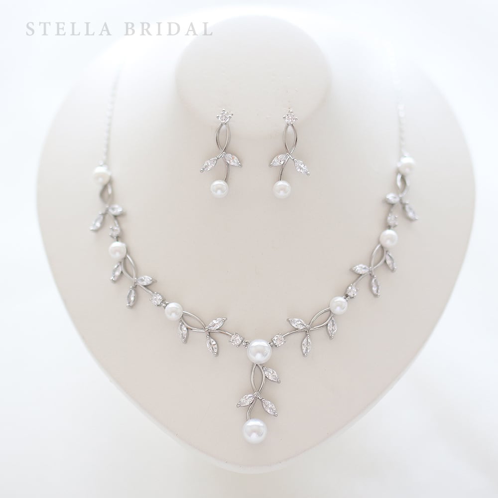 キュービックジルコニア ウェディングジュエリーセット オリヴィアIII