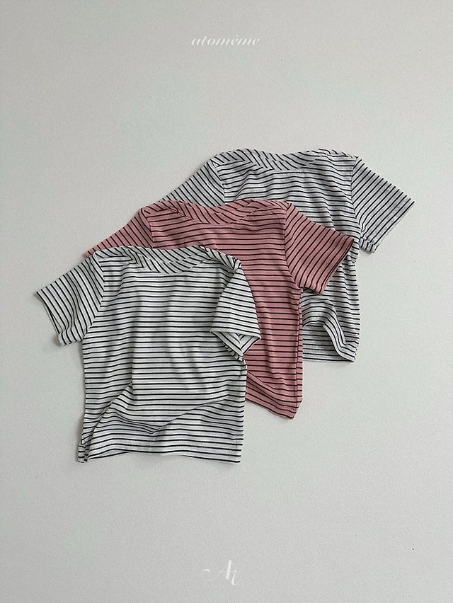 atomeme26su_Ciel Striped T-Shirt