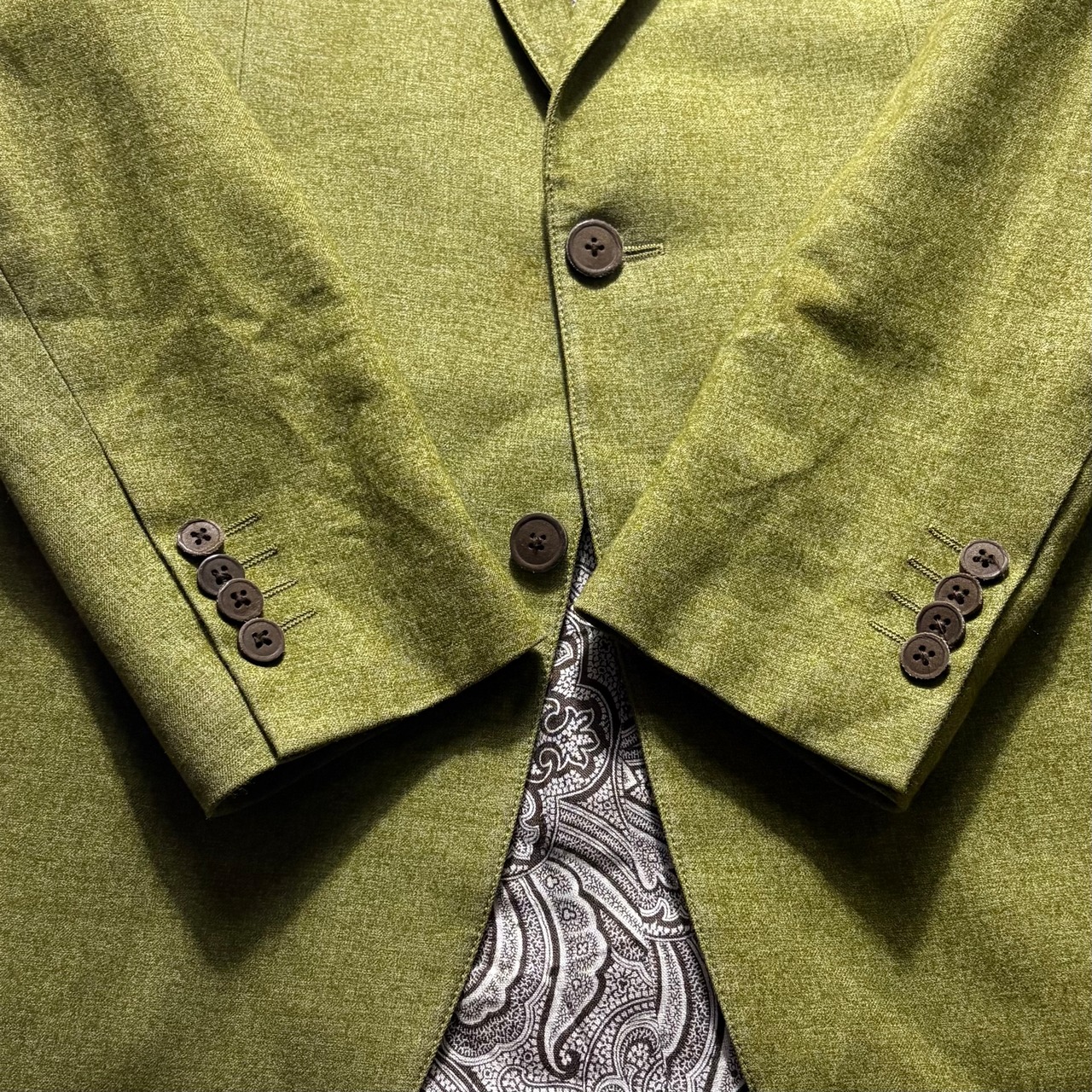 ETRO paisley lining wool tailored jacket