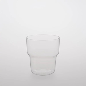 TG glass (ティージーガラス) Glass cup curved (耐熱ガラス) 450ml