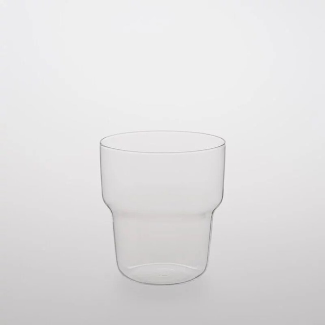 TG glass (ティージーガラス) Glass cup curved (耐熱ガラス) 450ml