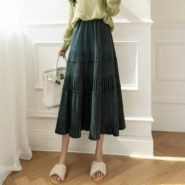 Tiered Long Skirt KRE1971